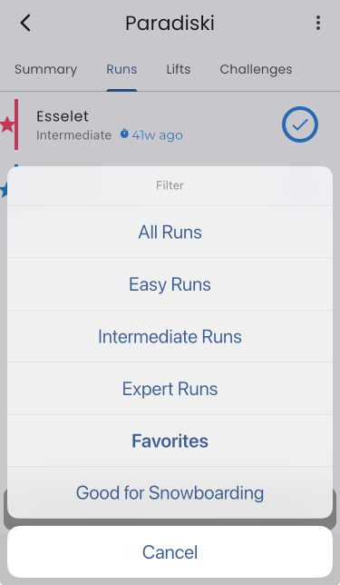 Resort Favourite Example
