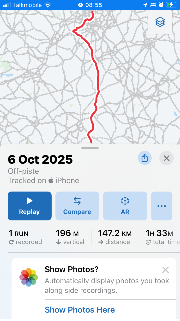Screenshot of all progress