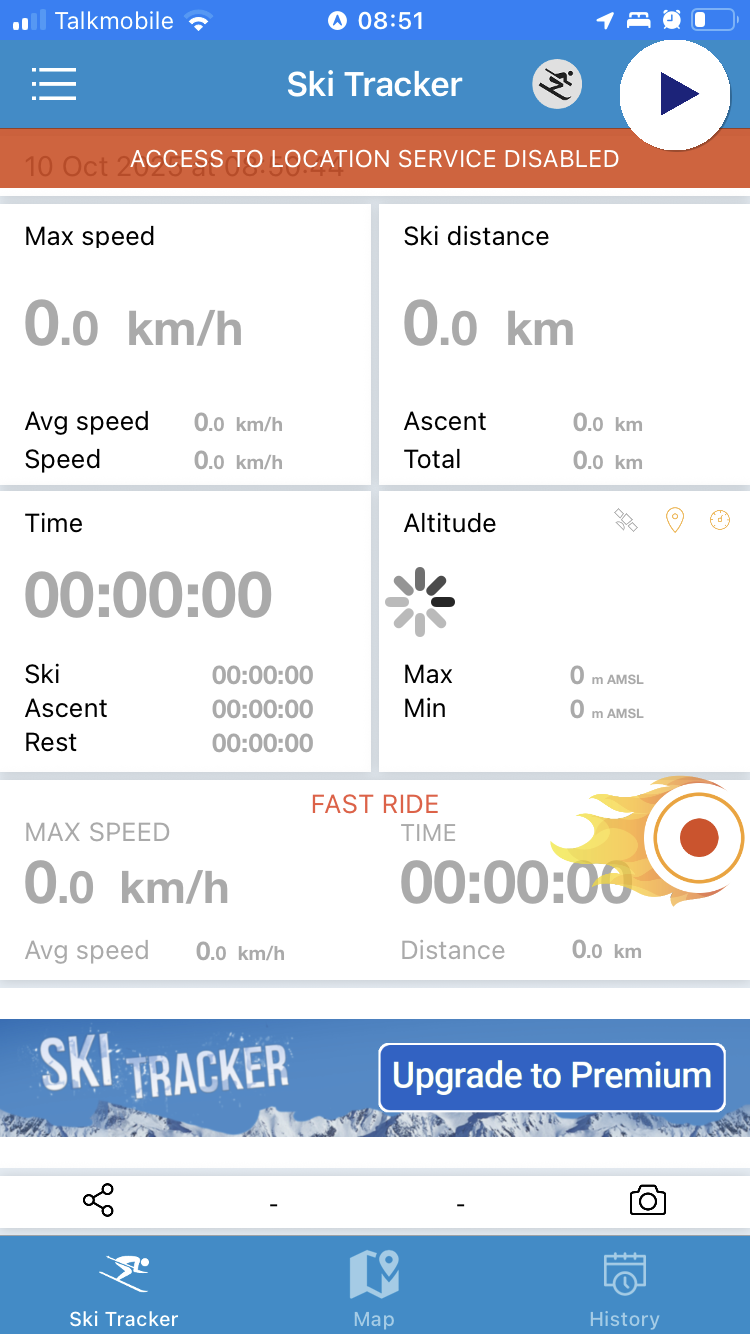 Screenshot of all progress