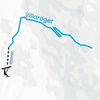 Map of Villaroger Piste