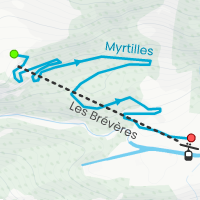 Map of Myrtilles Piste