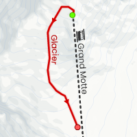 Map of Grand Motte Piste