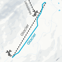 Map of Glacier Piste